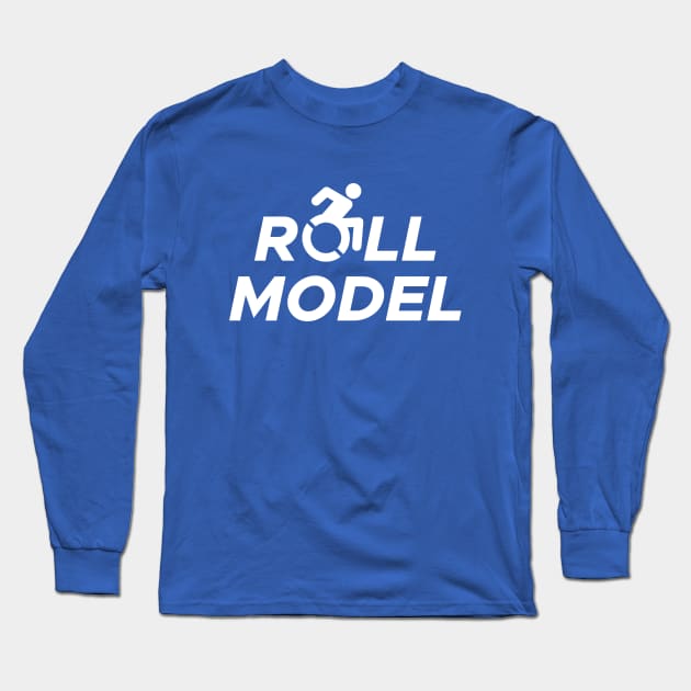 Roll Model Handicapable Long Sleeve T-Shirt by creativecurly